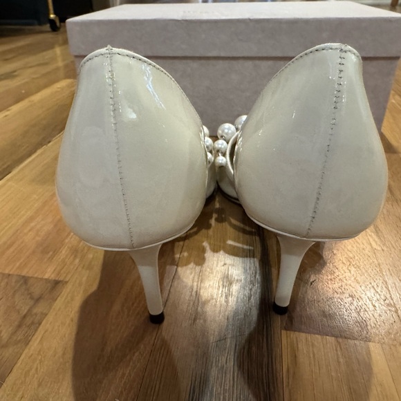 Jimmy Choo Cream Pearl Aurelie 65mm - Picture 4 of 9